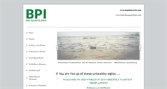 Desktop Screenshot of bioplasticsinfo.com